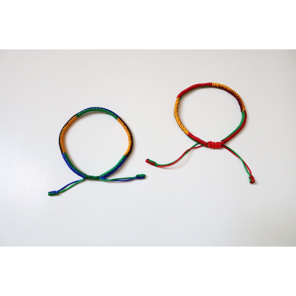 Vòng tay chỉ may mắn Nepal - Nepali Lucky Handmade Buddhist Knot