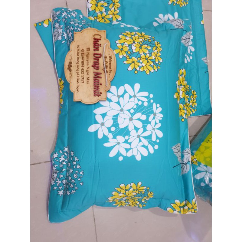 Bộ drap giường cotton Cty Grandly m6x2m