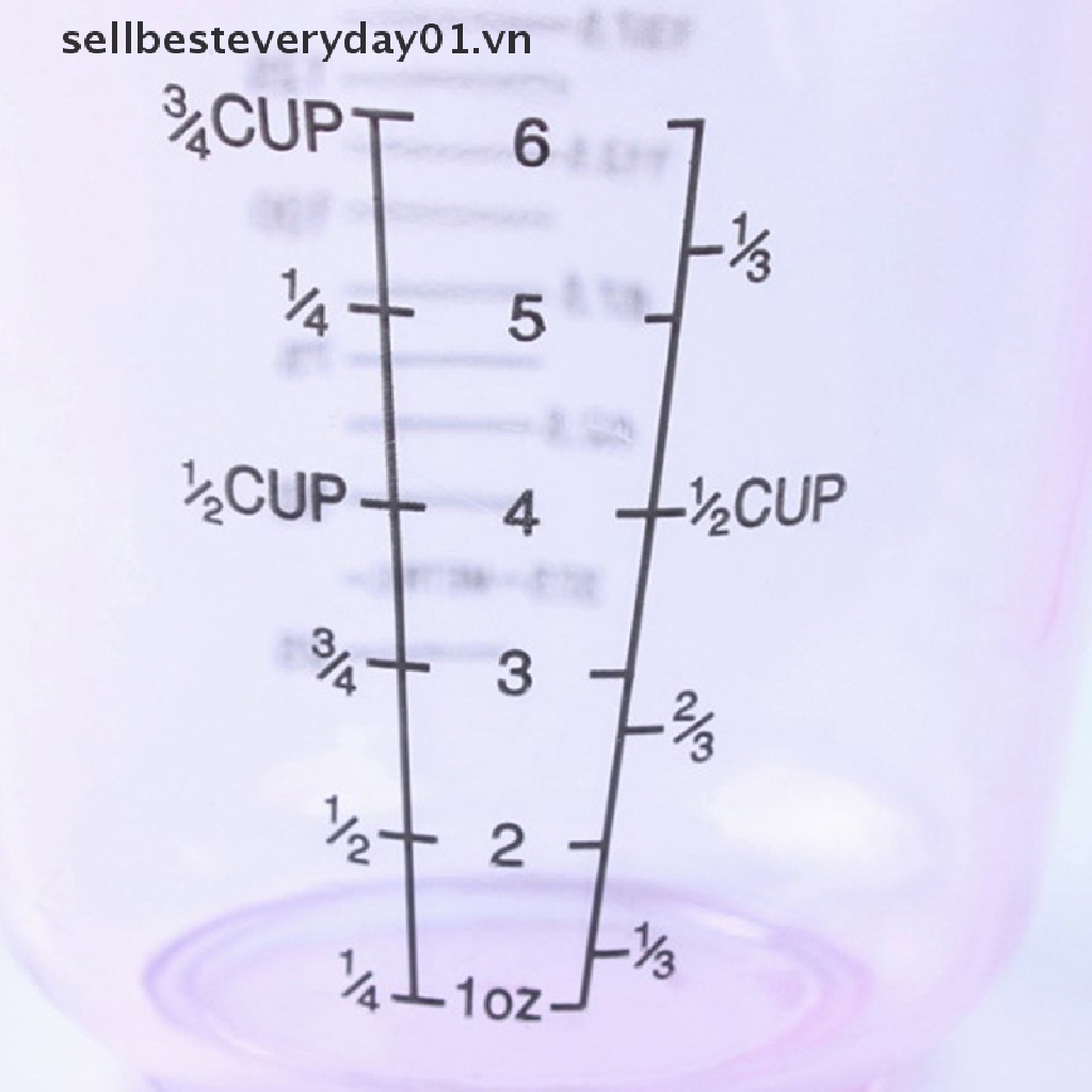 Cốc Đong Dung Dịch Bằng Nhựa Trong Suốt Có Tay Cầm Thể Tích 150ml