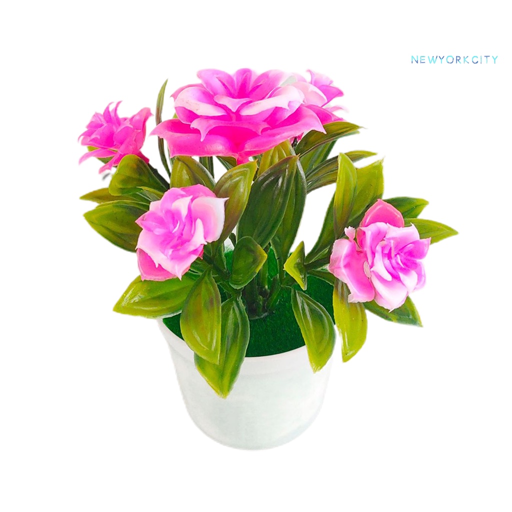 Chậu Cây Cảnh Nhân Tạo Bằng Nhựa Sống Động Dùng Trang Trí Nhà Cửa