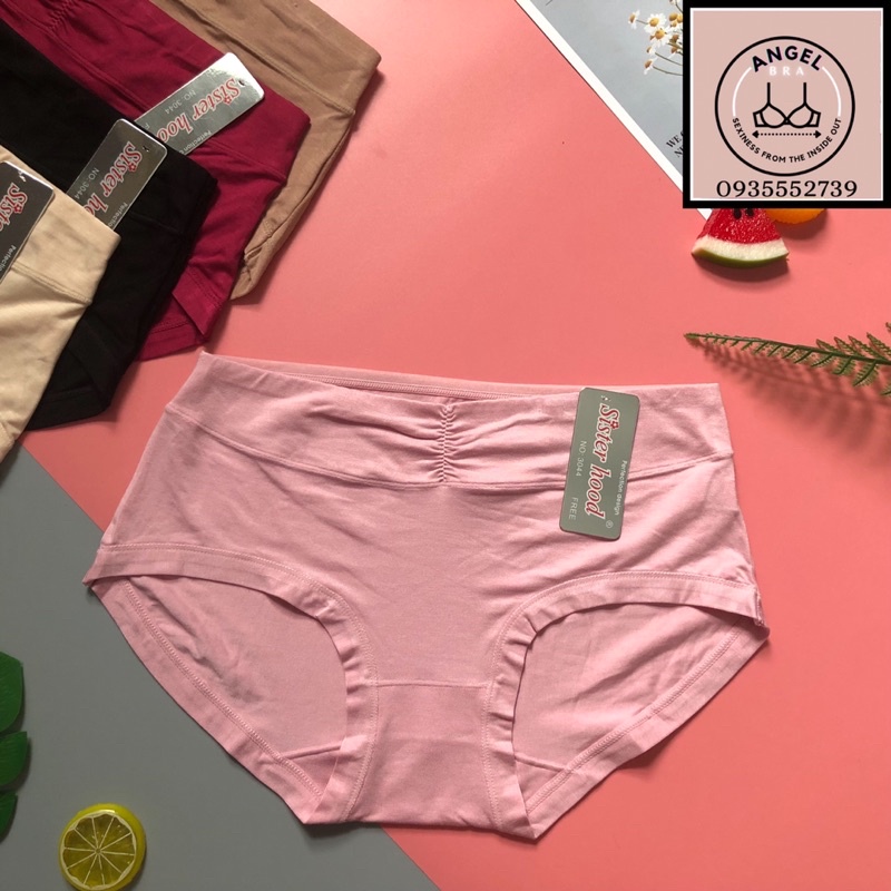 Quần lót chuẩn Thái Lan Sister Hood 3044, quần chip mịn màng êm ái cotton - angel.bra