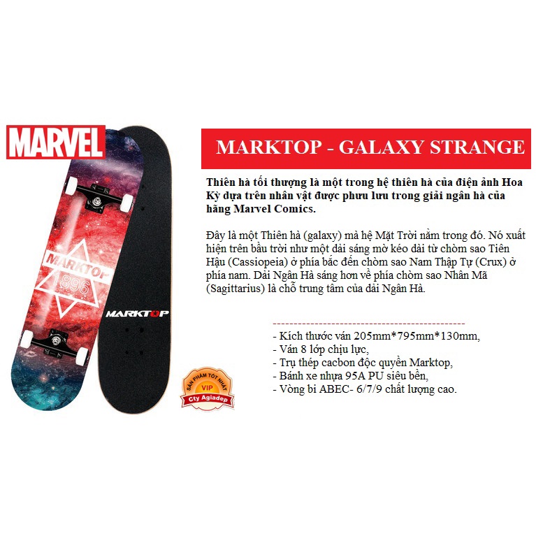 Vũ trụ ván trượt Marvel hàng xịn, cao cấp (các loại - tùy chọn)