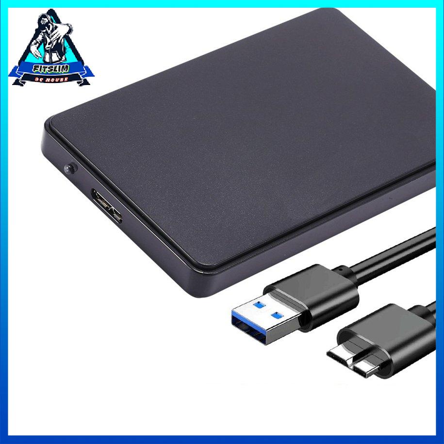 Hộp đựng đĩa cứng 2,5 inch Máy tính xách tay Di động USB 3.0 5Gbps SATA Hộp đựng ổ cứng ngoài SATA