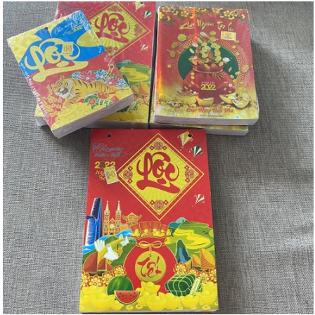 LỊCH BLOC 2024 CÁC KÍCH THƯỚC 13x18CM, 14.5x20.5CM CỰC ĐẸP MẪU MỚI NHẤT TÉT GIÁP THÌN - SÁCH VPP QUỐC HUY.