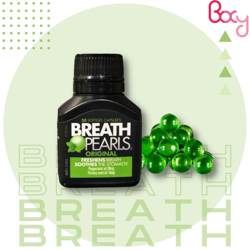 Viên Thơm Miệng Úc 50 viên BREATH PEARL