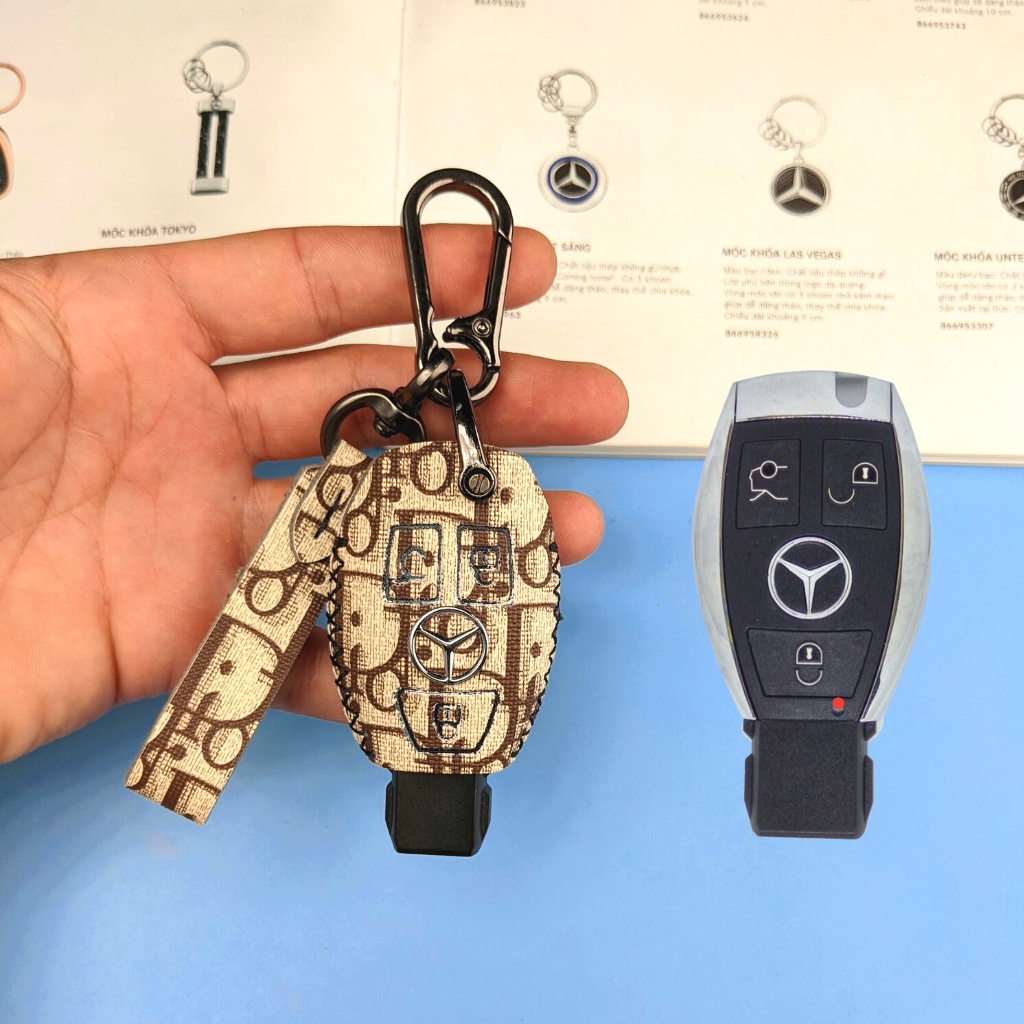Bao Da Chìa Khóa Mercedes,Bọc Chìa Khóa Mercedes (M1 MÓC D)