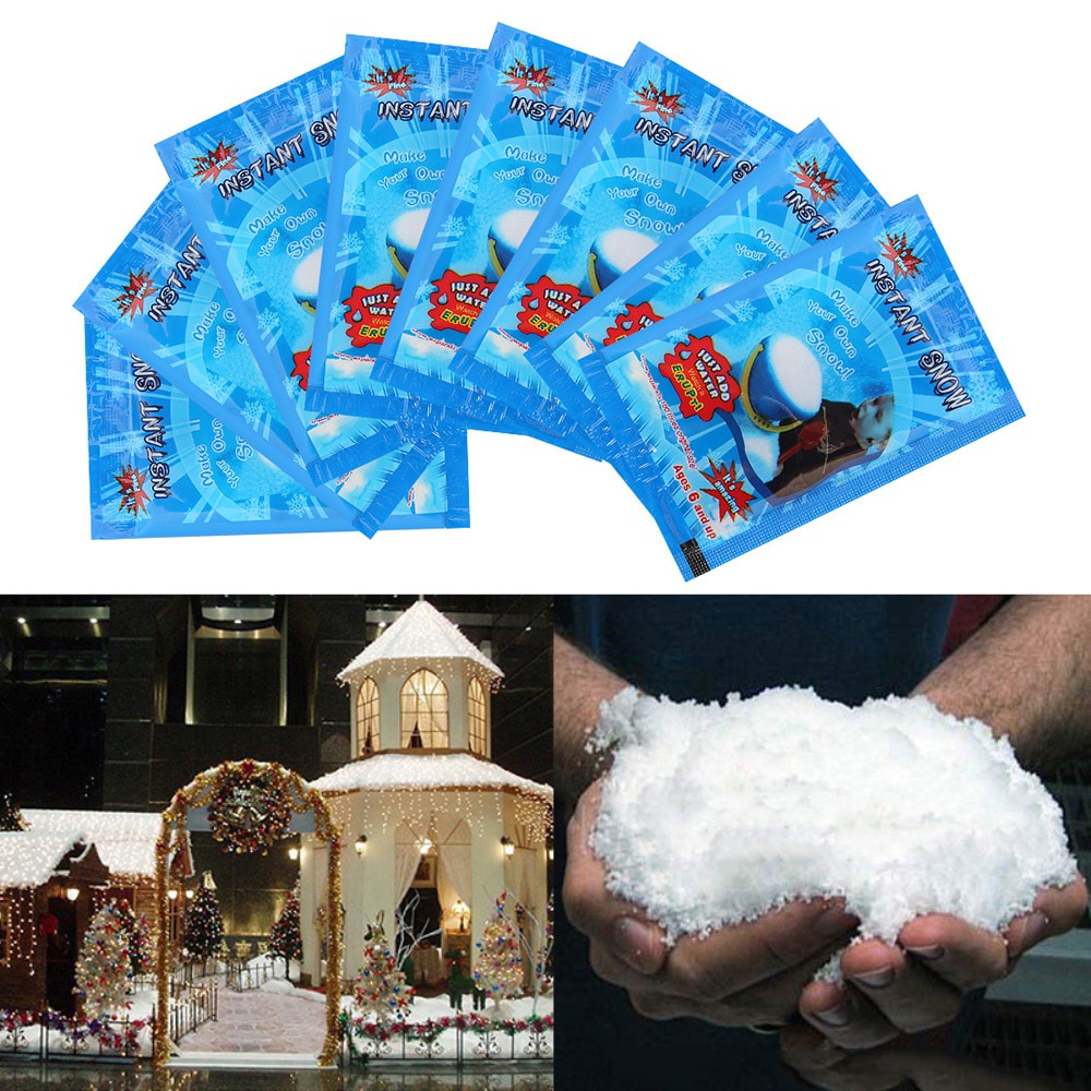 Bột Tuyết Nhân Tạo Dùng Trang Trí Tiệc Cưới / Giáng Sinh