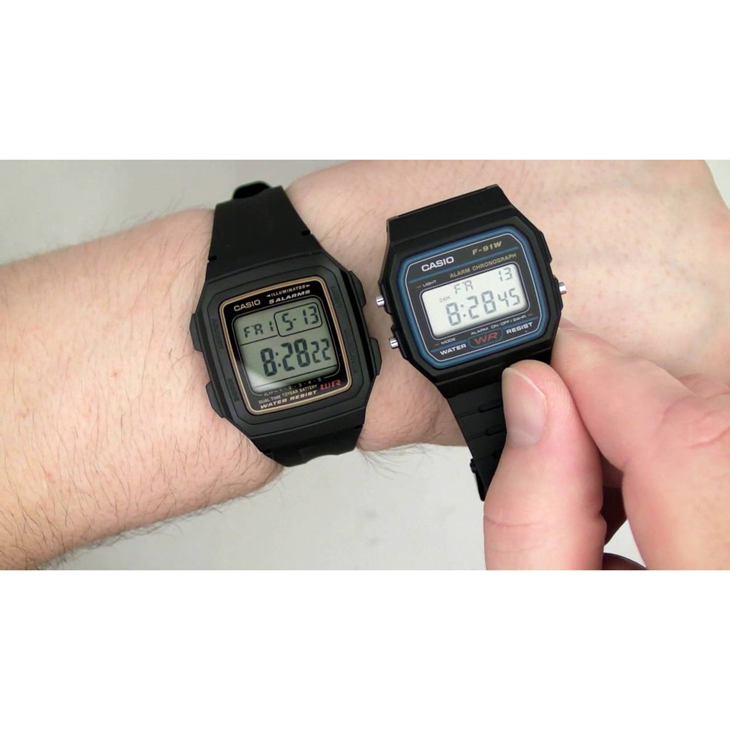 Đồng hồ nam dây nhựa Casio chính hãng huyền thoại F-201WA (2 màu sắc) | BigBuy360 - bigbuy360.vn