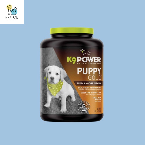 Sữa bột cho chó K9 - Bột dưỡng lông và tăng cân K9 POWER PUPPY  dành cho chó con và chó mẹ mang thai và cho con bú 1.8KG