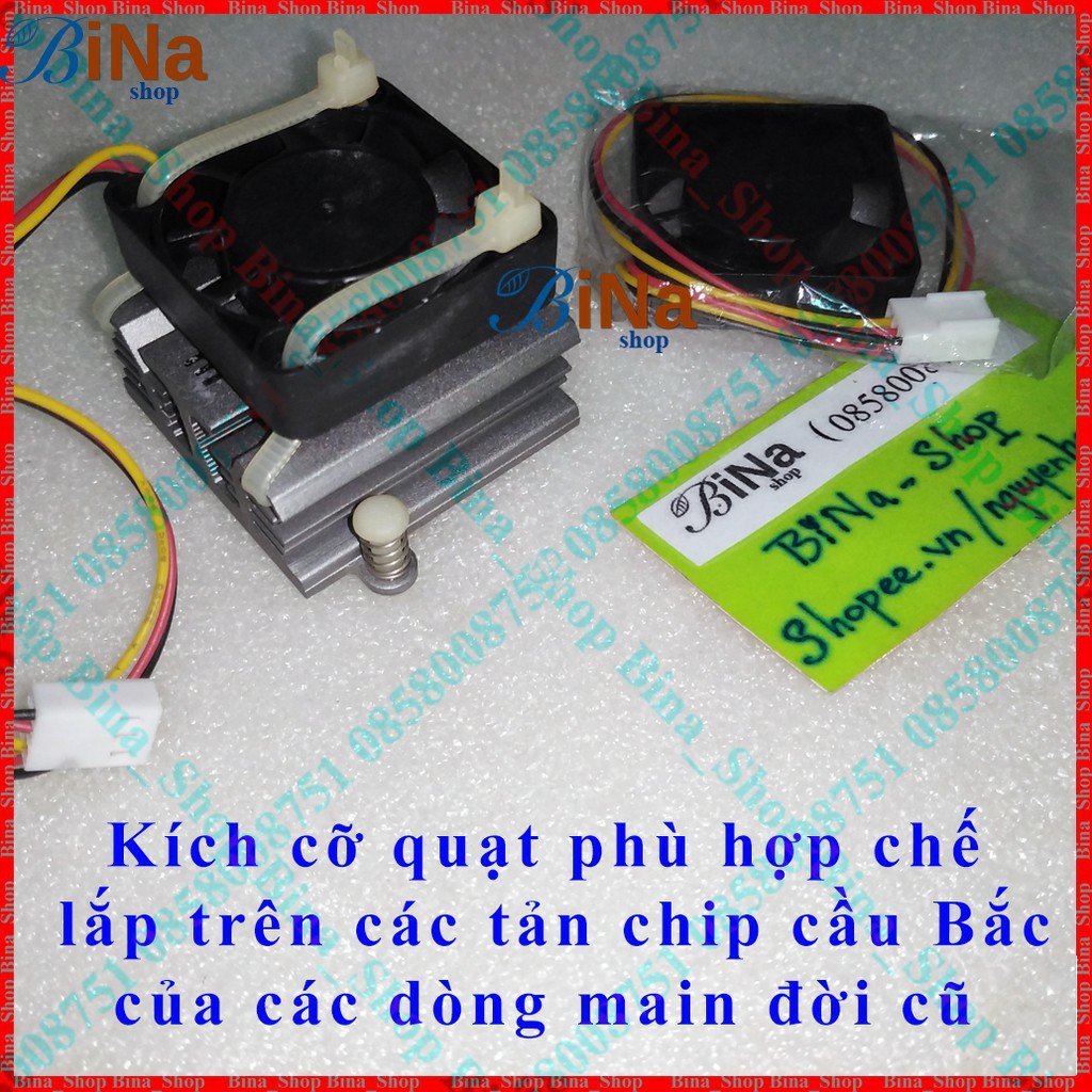 Quạt tản nhiệt 5V/12V 4x4x1cm 9 cánh