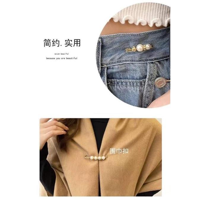 Sét 13 Ghim cài quần điều chỉnh lưng quần đa năng thời trang Hàn Quốc tiện dụng
