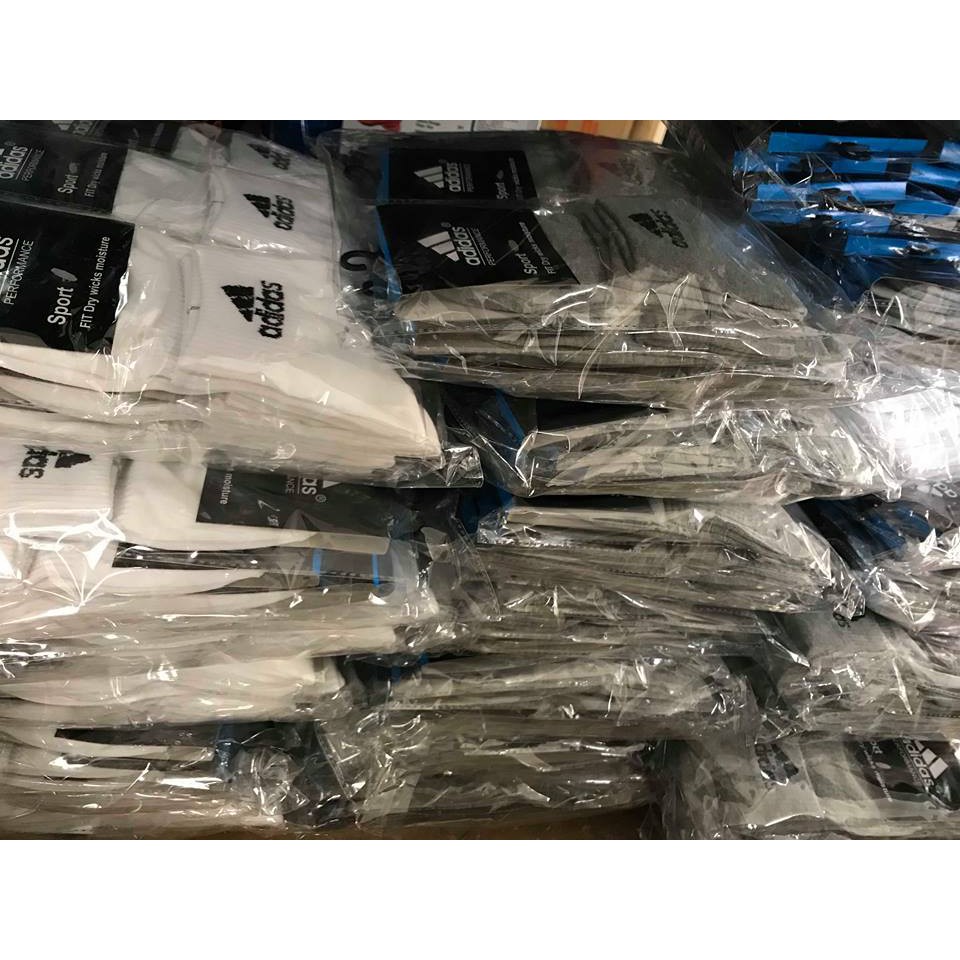 Tất thể thao 100% cotton loại mỏng