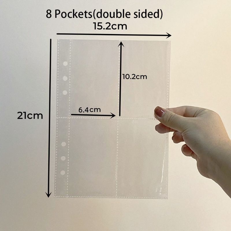 Sleeve A5, A6 đựng ảnh, sleeve dùng cho binder sổ còng