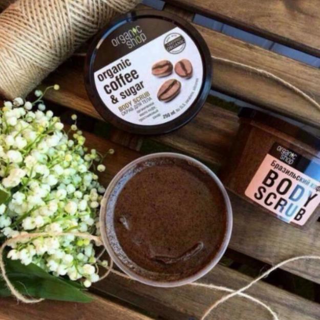 Tẩy Da Chết Toàn Thân Organic Coffee & Sugar Body Scrub Nga 250g