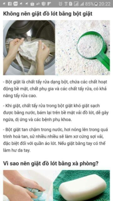 Xà phòng giặt đồ lót Underwear Clean Soap Hàn Quốc