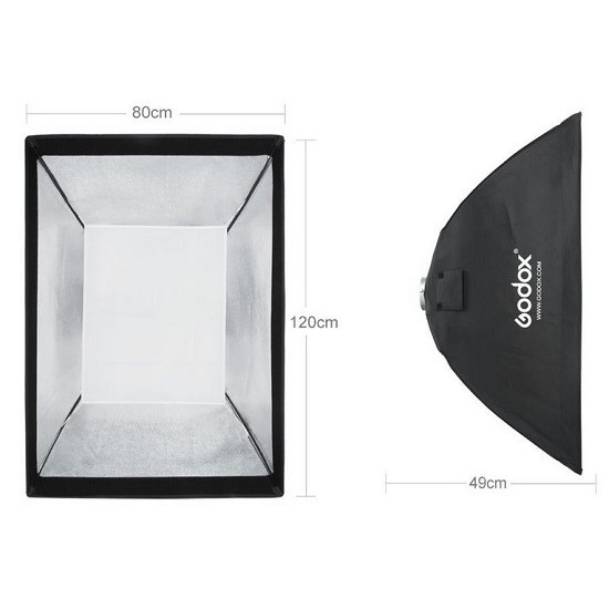 [Mã 254ELSALE giảm 7% đơn 300K] Softbox Godox 80x120cm