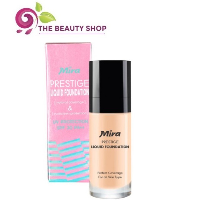 Kem nền chống nắng Mira Liquid Foundation 30ml