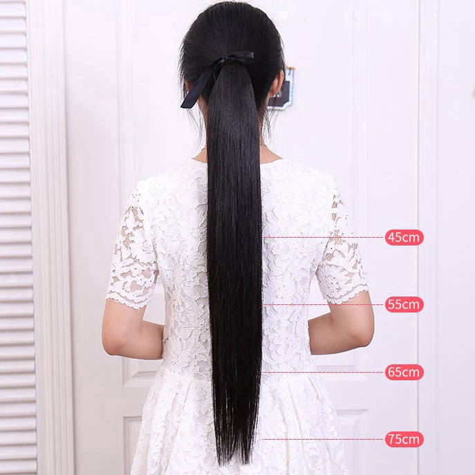 Tóc Giả Nữ Đuôi Ngựa Màu Nâu / Đen