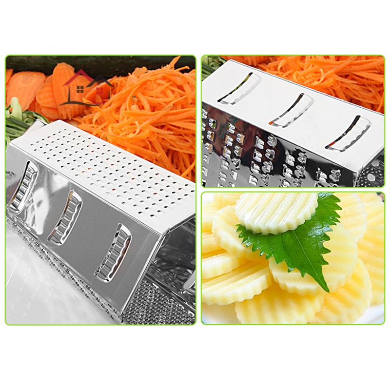 Dụng Cụ Bào Sợi Đa Năng Chống Trượt Bằng Thép Không Gỉ Phù Hợp Cho Nhà Bếp
