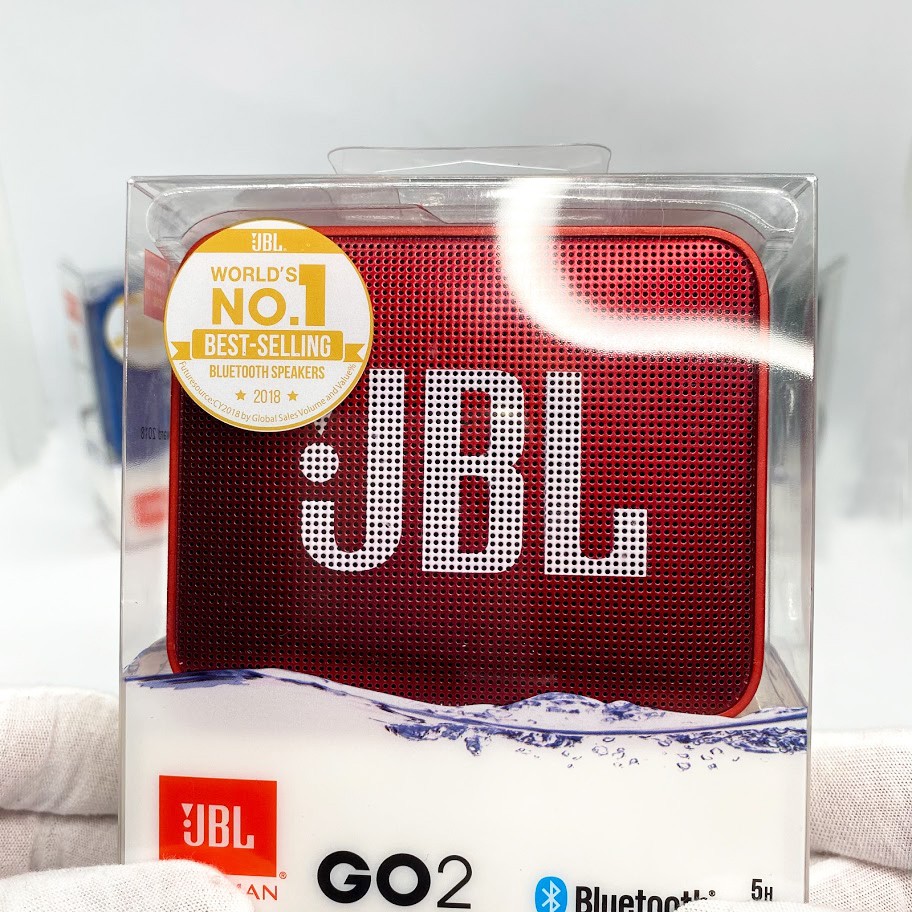 Loa Bluetooth JBL Go 2 - 3.1W, FULLBOX NEW 100%, Chống nước tiêu chuẩn IPX7