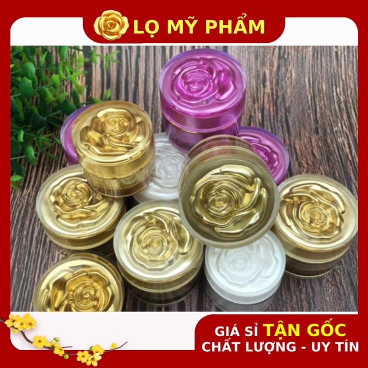 Hủ Đựng Kem ❤ GIÁ TỐT NHẤT ❤ Hủ chiết mỹ phẩm 5g,10g,20g hoa hồng đựng kem face, phụ kiện du lịch