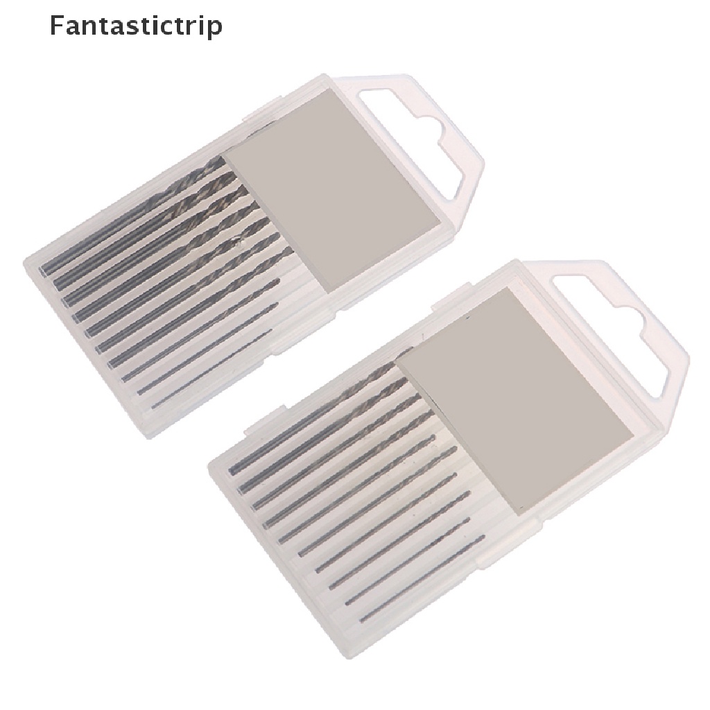 Bộ 10 mũi khoan xoắn ốc HSS 0.8mm-3.0mm tiện dụng