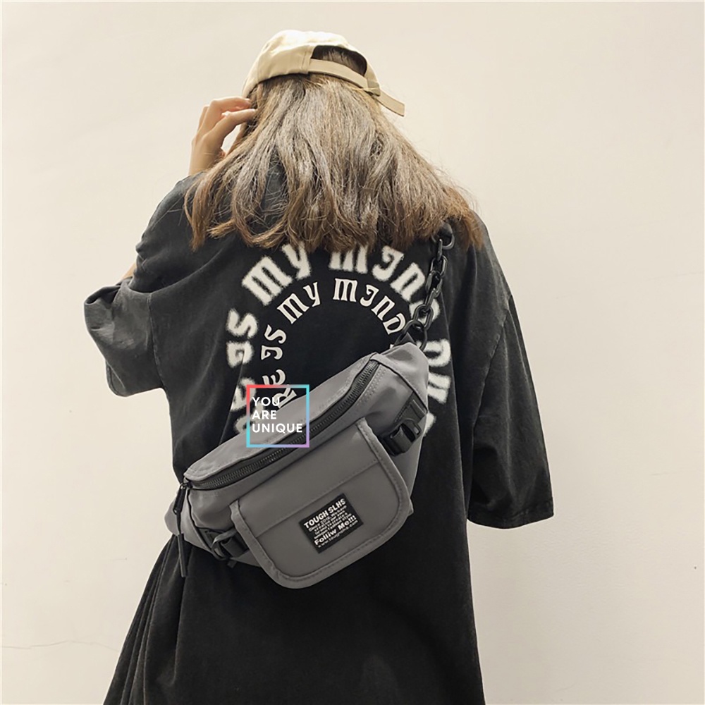 [MUA LIỀN TAY] Túi đeo hông UNISEX cho nam và nữ, phong cách thời trang, chống thấm nước, khoang túi rộng | BigBuy360 - bigbuy360.vn