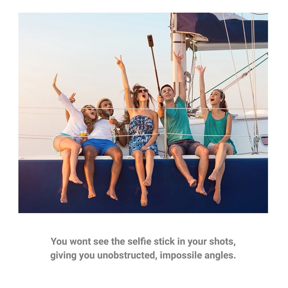 Gậy Invisible Selfie Stick Insta 360 ONE X Hợp Kim Nhôm Hàng Không Dài 114cm