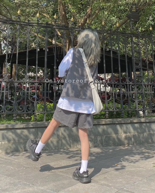 [Mã FAGREEN245 giảm 10% tối đa 30K đơn 99K] Set bộ 3 món gile xám | BigBuy360 - bigbuy360.vn