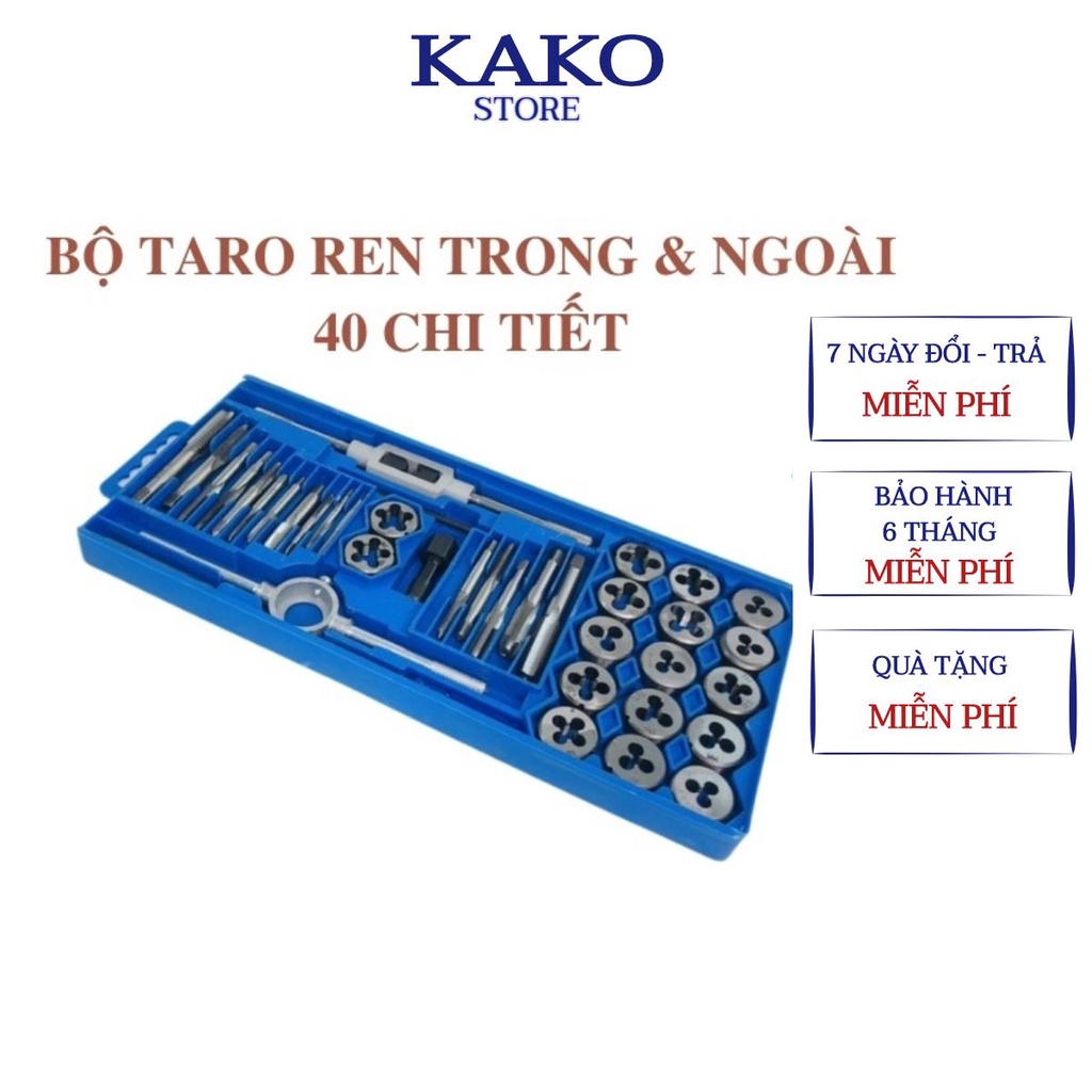 Bộ taro tạo ren trong và ngoài 40 chi tiết GDC07