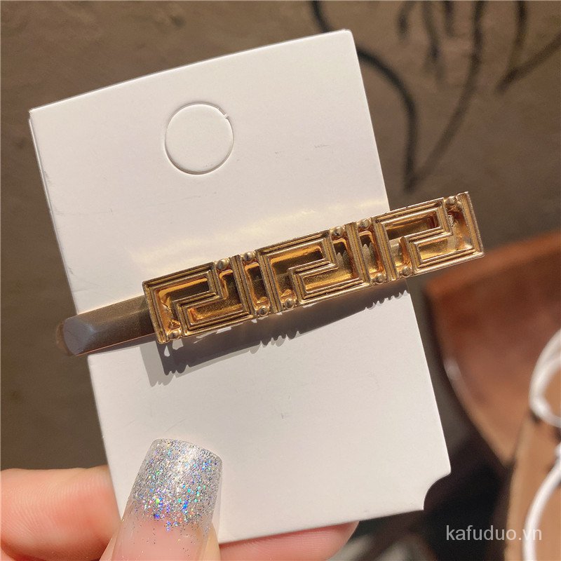 Kẹp Tóc Kim Loại Phong Cách Vintage Âu Mỹ Cho Nữ