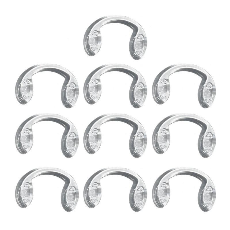 Set 10 Miếng Đệm Mũi Mắt Kính Chống Trượt Bằng Silicon Mềm