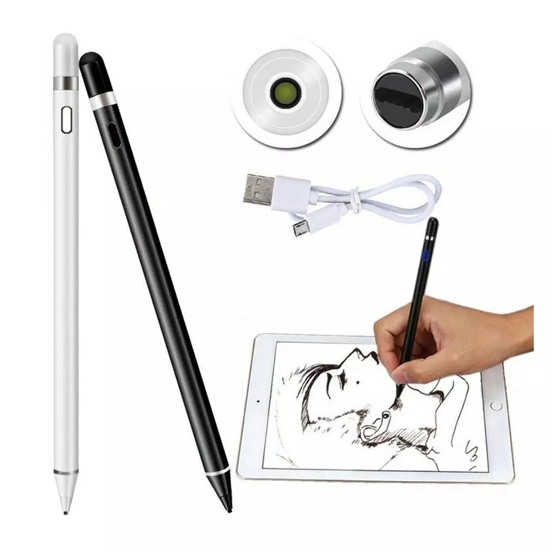 2 and 1 Stylus Pen for Apple IPad, Android Tablet/Drawing Pen, Capacitive Screen Touch Pen/Smart Pen Accessory for Mobile Phone