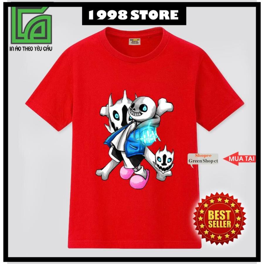 (GIÁ HỦY DIÊT) NEW Áo Thun Game Undertale Sans V3 -Có Size Trẻ Em 3 Màu S228