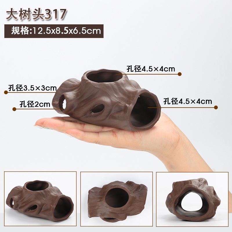 Hang tép mẫu gốc cây  - trang trí hồ tép - pleco-hồ cá cảnh - thủy sinh - phụ kiện trang trí bể cá- shopleo