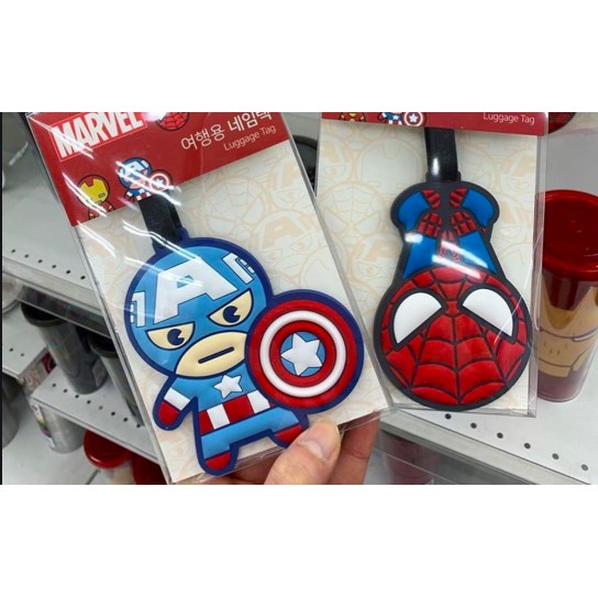 {Daiso - Có sẵn} Marvel series - Nametag/ Tag vali