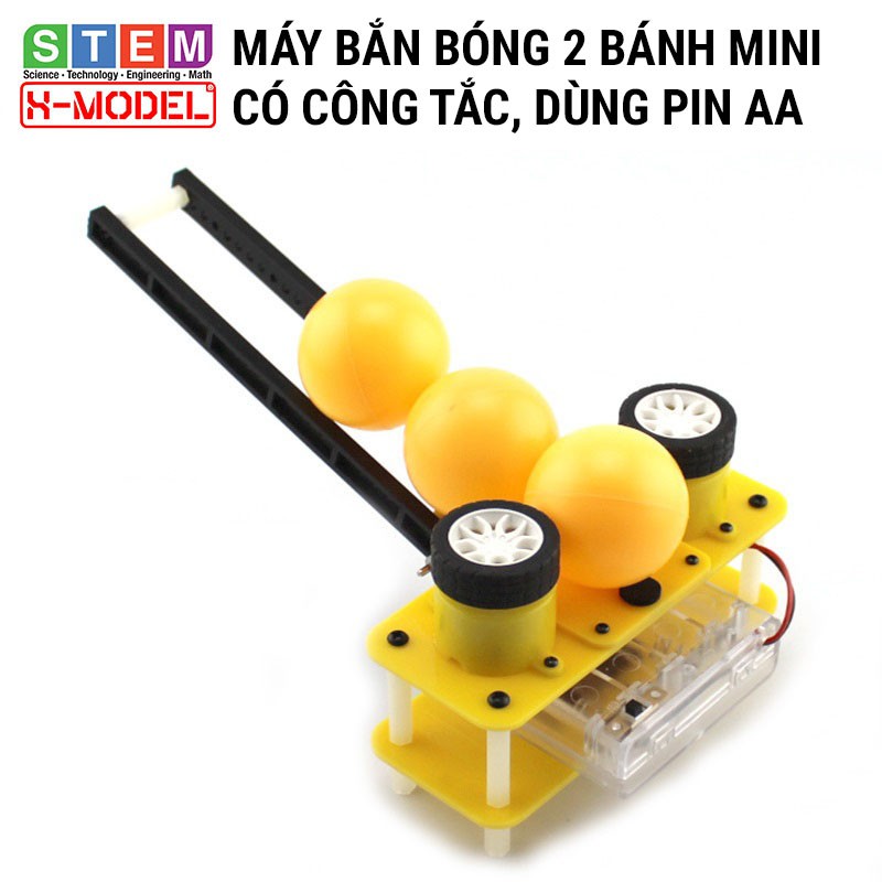 Đồ chơi thông minh, sáng tạo STEM Máy bắn bóng nhựa mini X-MODEL ST45 Đồ chơi trẻ em DIY [Giáo dục STEM, STEAM]