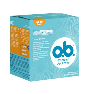 Tampon OB Đức mẫu mới nhất đủ size - Băng vệ sinh dạng nút Date 2027