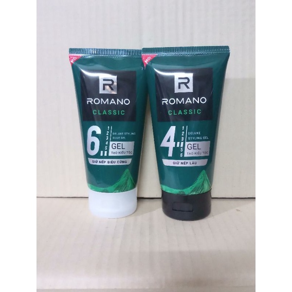 Gel Romano tạo kiểu/ giữ nếp siêu cứng 150g