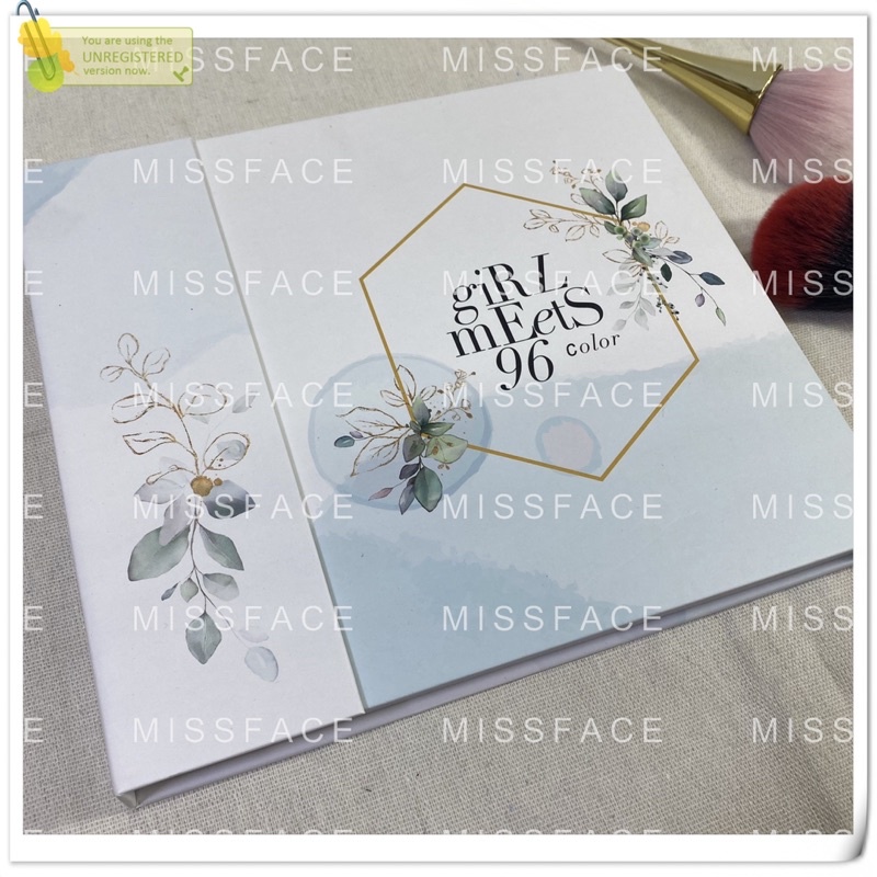 Sổ trưng mẫu móng hàn quốc 96 ô _ sổ trưng màu sơn