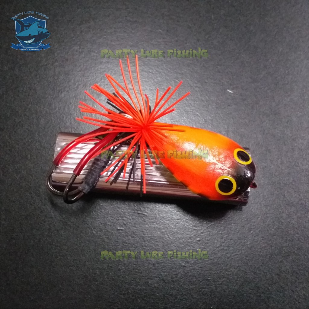 Mồi câu cá lóc - Nhái nhảy Bulls V2 - Made in Thái lan - Mồi chuyên câu cá lóc đen và lóc bông