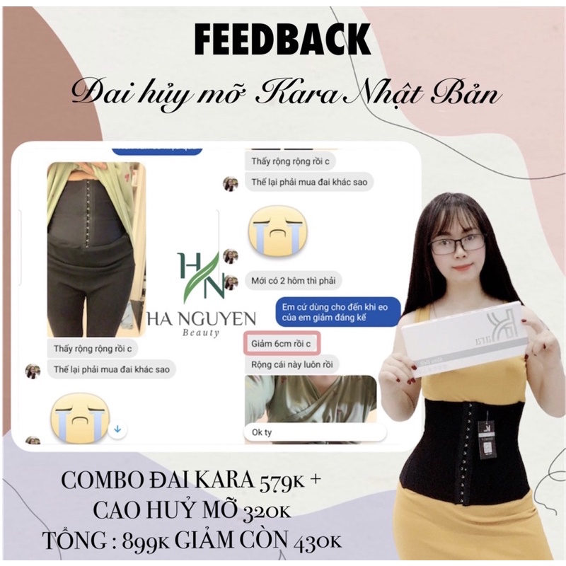 [ HÀNG CÓ SẴN ] ĐAI ĐỊNH HÌNH H.Ủ.Y M.Ỡ KARA NHẬT BẢN | BigBuy360 - bigbuy360.vn