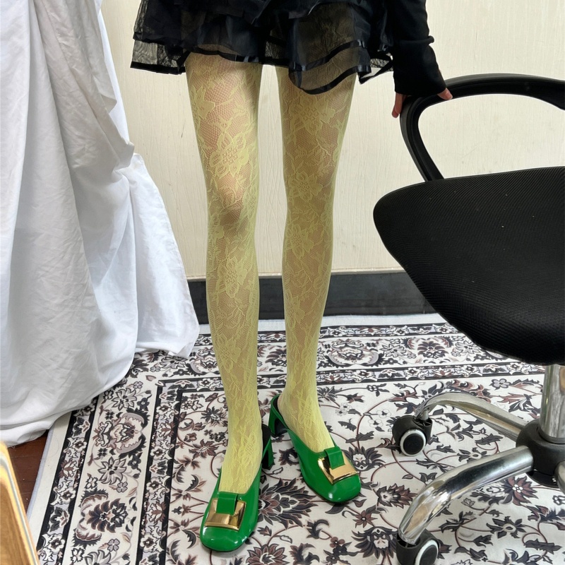 XIXI Quần Vớ LướI HọA TiếT Hoa NhiềU MàU ThờI Trang Cho Nữ