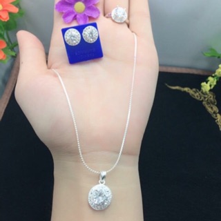 Bộ trang sức bạc ta hạt tròn