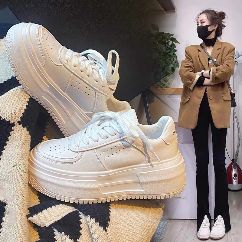 (VIDEO) Giày nữ thể thao STRORM độn đế cao cấp hàng xịn