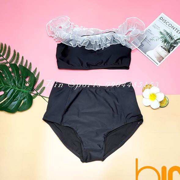 Bộ Đồ Bơi Hai Mảnh Phối Ren Bin Sports BHV072 [ Bikini Giá Xưởng ]