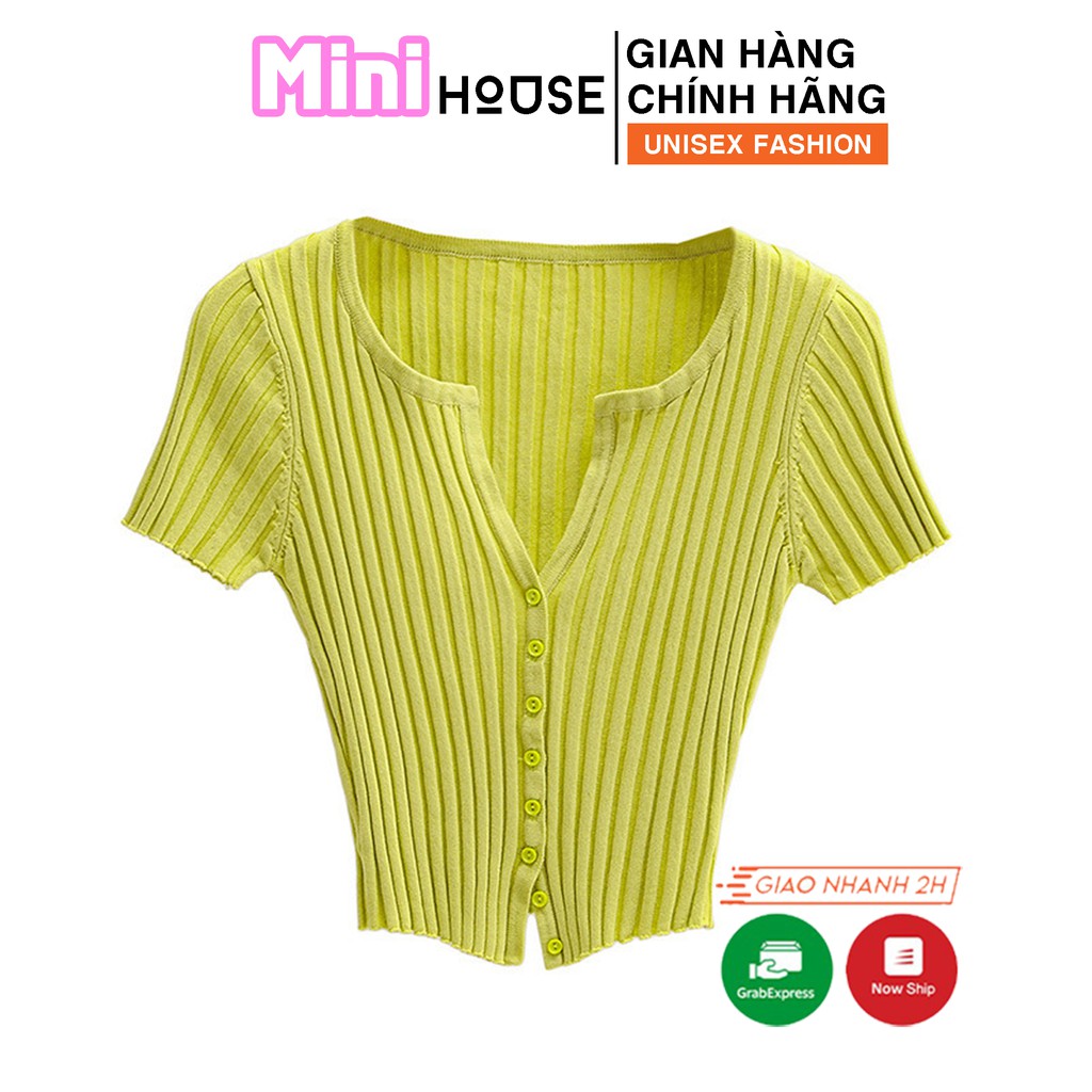 Áo croptop nữ tay ngắn ZAMAC dáng ôm body cổ tim chất len tăm Ulzzang - ZAC0001