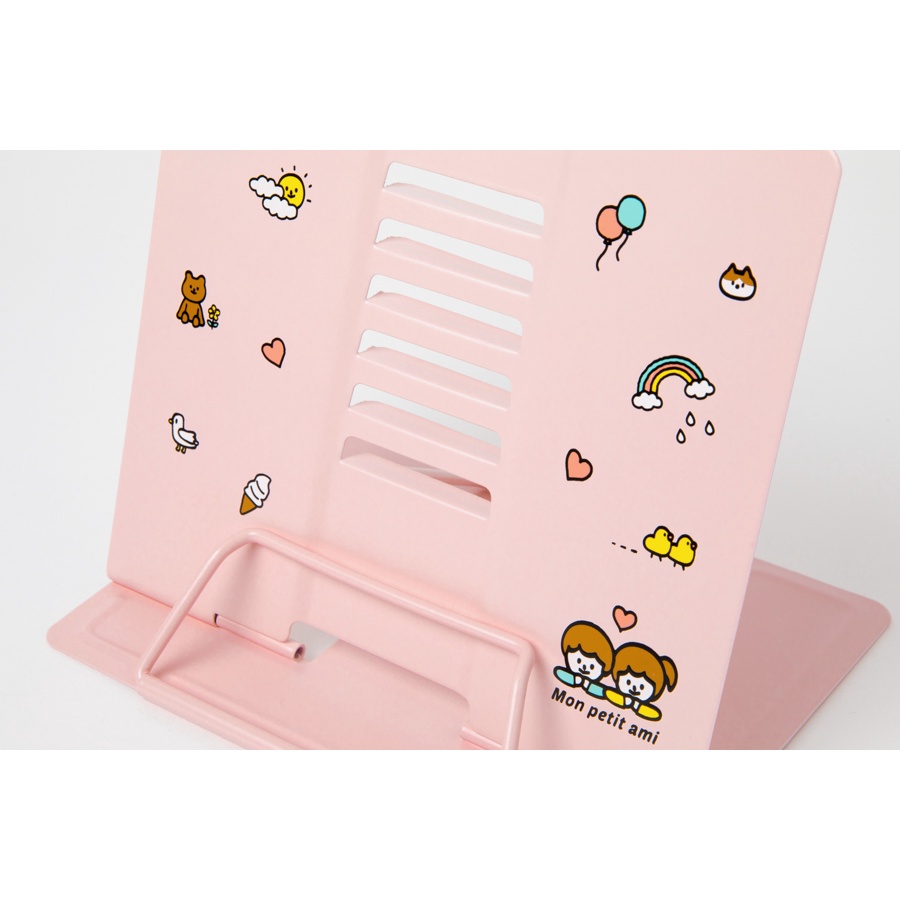 Giá Đỡ Sách ARTBOX Hàn Quốc Chất Liệu Sắt Màu Hồng Dễ Thương