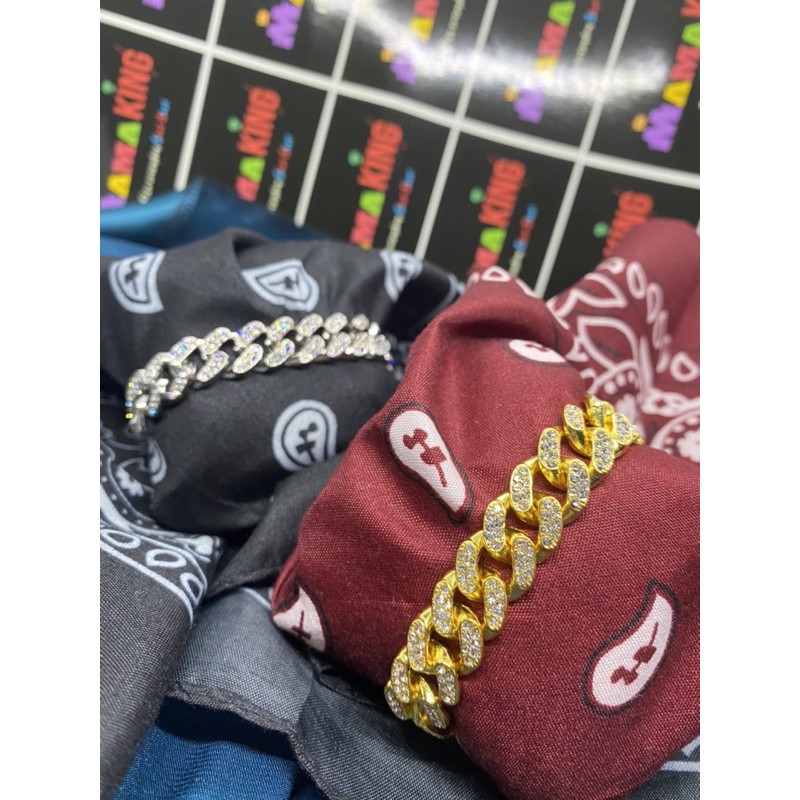 LẮC TAY HIPHOP ĐÍNH ĐÁ VÒNG TAY LẮC TAY NAM CUBAN V1 by Mama King | BigBuy360 - bigbuy360.vn