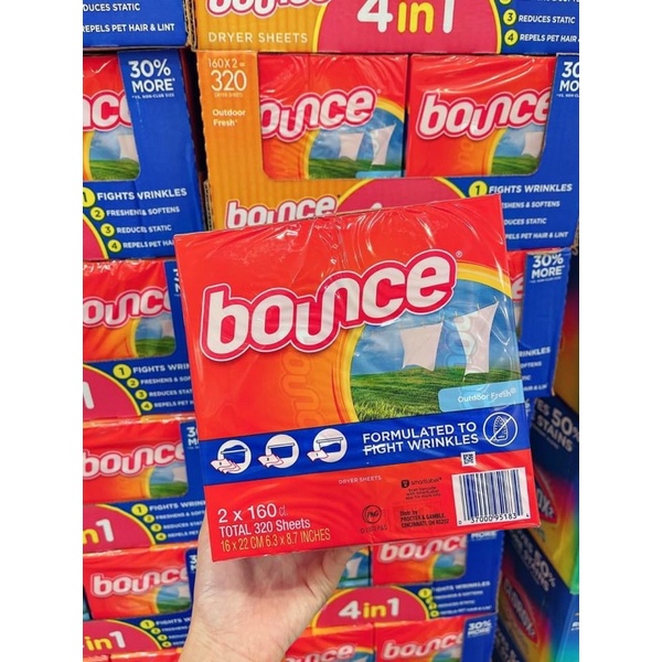 Giấy Thơm Quần Áo Bounce Mỹ